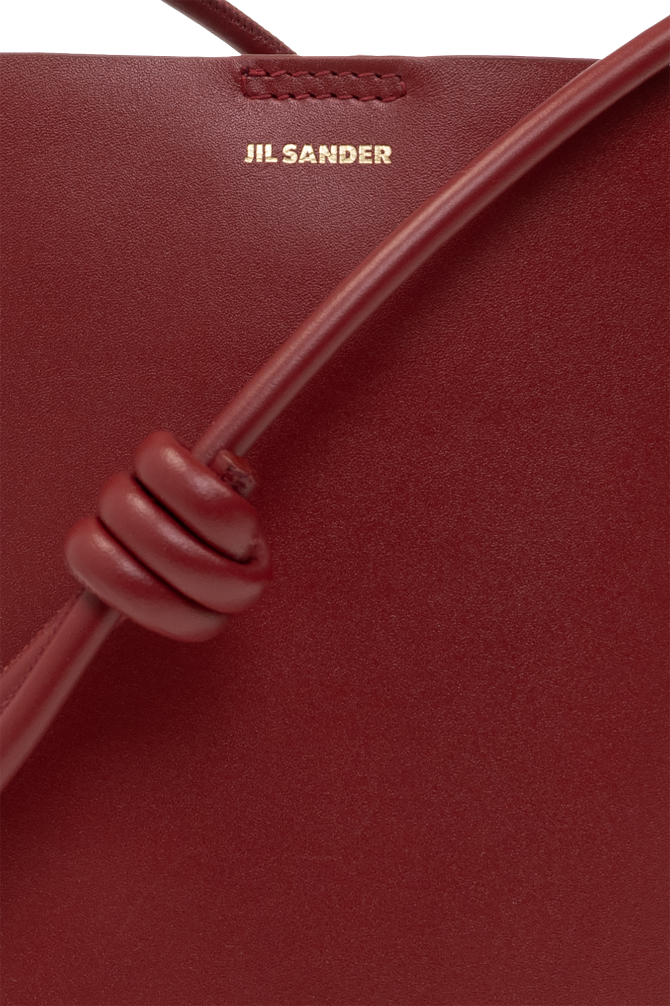 Red 'Giro' shoulder bag JIL SANDER - Jil Sander tie-neck